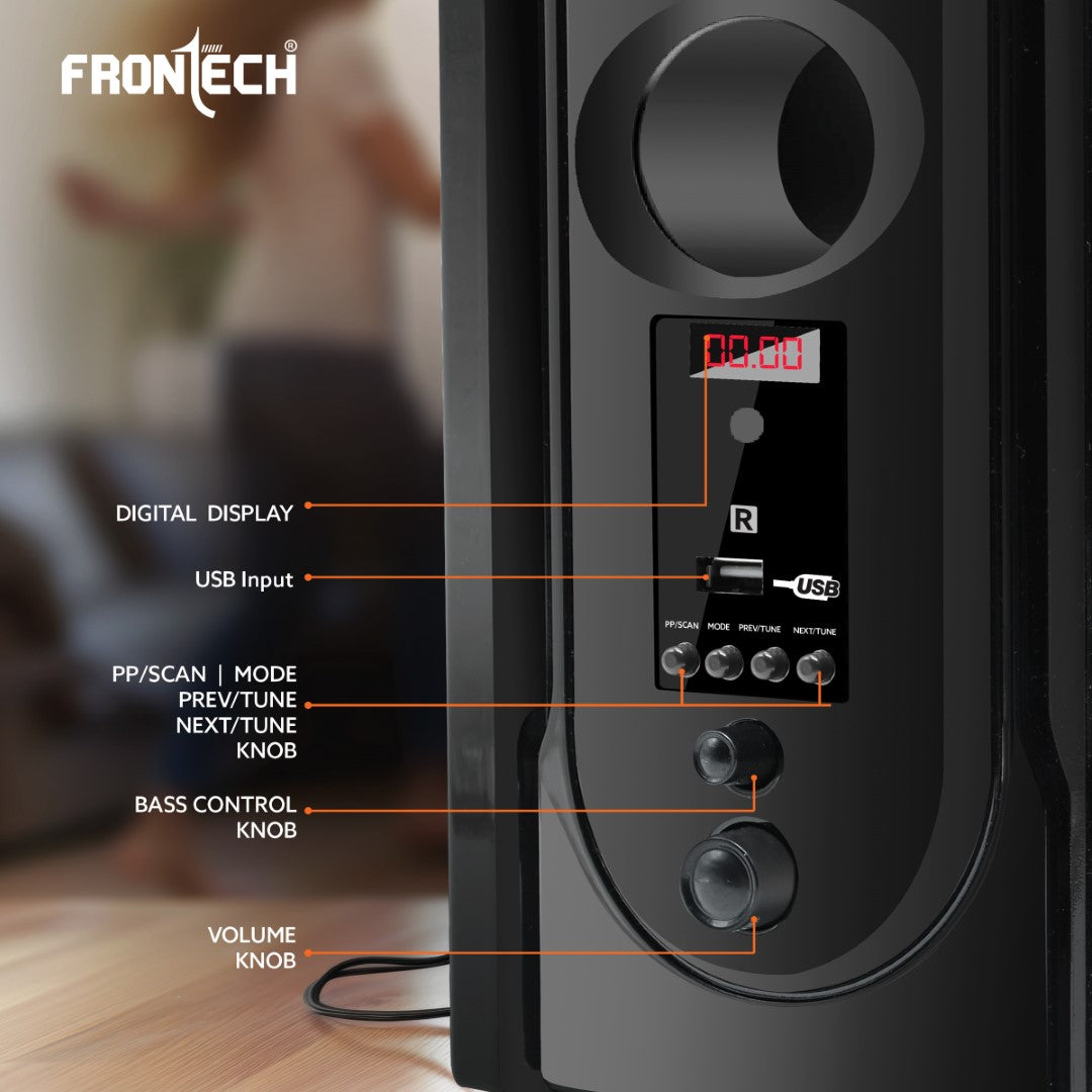Frontech 4.1 Channel Speaker System (3366) Frontech 4.1 Channel Speaker System (3366)